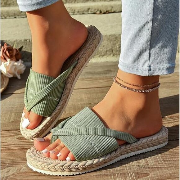 Open Toe Thong Dressy Sandals - Picture 6 of 6